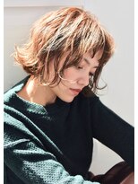 ユノ(juno)&nbsp;【Lepes】ミニボブウェーブパーマ♪ベージュカラー