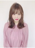 小顔ミルクティーベージュミディアム