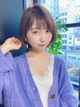 ロンドプランタン 恵比寿(Lond Printemps) 【Lond佐野】小顔オリーブカラー スリークショートボブ