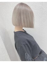 アジールヘア 所沢プロペ通り店(agir hair) ホワイトミルクティーベージュカラー