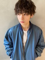 パーク(PARK)&nbsp;【PARK】メンズスパイラルパーマ×マッシュウルフ