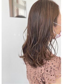 シアン(syan.) オリーブアッシュカラー