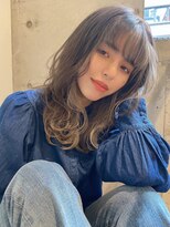 ルービック 奈良(Rubik's)&nbsp;フェザーバング韓国風インナーカラーグレージュ