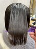 【髪質改善ヘアエステ】アルカリ酸熱トリートメント＋カット　¥16000