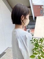 オーシャン(Ocean)&nbsp;［OCEAN Hair&Life水田成美］切りっぱなしボブ/グレージュカラー