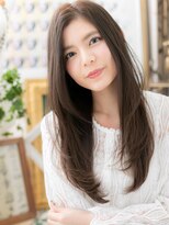 カバーヘアアンドスパ ブリス 浦和(COVER HAIR&SPA bliss)&nbsp;大人かわいいアッシュブラックロングレイヤーc5浦和20代30代40代