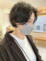 ソーコ 渋谷(SOCO)&nbsp;ショートパーマボブパーマ黒髪パーマショートハンサムショート