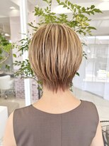 ハピネス クローバー 学園前店(Happiness CLOVER)&nbsp;丸みショート/髪質改善/ベージュ/透明感/20代30代40代50代