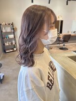 イロプラス 南田宮店(iro+) 【nanaka】インナー×ピンクグレージュ