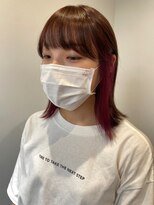 ツキ 横浜店(tuki)&nbsp;インナーカラーイヤリングカラーブリーチ髪質改善トリートメント