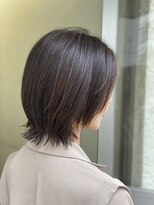 ツムグ 代官山店(TUMUGU)&nbsp;大人可愛いこなれミディアムダークアッシュ白髪ぼかしイメチェン