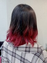 美容室ふくろう&nbsp;グラデーションカラー（RED）