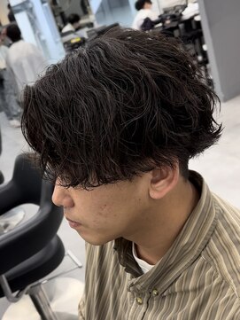 オーバルバイアピッシュ(OVARL by apish) ゆるめ波巻きパーマ