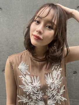 レスピア 銀座(Respia) シルクベージュ×レイヤーボブ【銀座/有楽町】30代40代50代