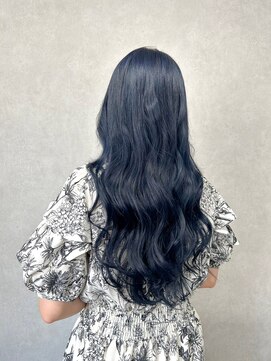 バブルス 春日部店(BUBBLES) 1ブリーチでできるブルーカラー