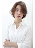 【FRAME】リラクシーボブで作る上品スタイル