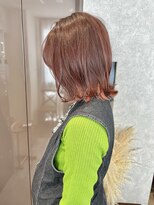 クエ(QUE) ボブディ/インナーカラーピンク/伸ばしかけ/20代30代40代/横浜