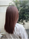 ピンクブラウン/暖色系/透明感/艶感/トリートメント