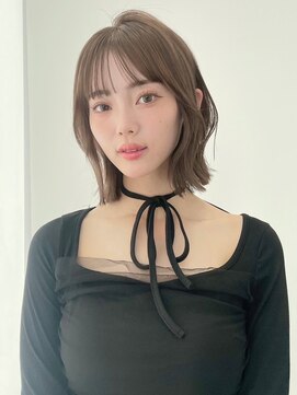 ヴェイン 渋谷(vain) 細めハイライト　ボブ