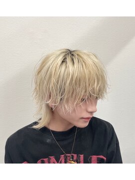 ティアム 渋谷店(Tiam shibuya) ホワイトブロンド/ウルフカット/ケアブリーチ/渋谷駅