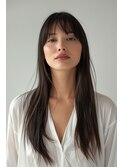 ★髪質改善ストレートヘア30代40代◎前髪バング美髪