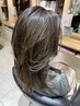 【吉岡指名限定！夏のカラーキャンペーン♪】全体白髪染め＋炭酸シャンプー