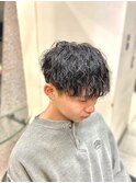 縦落ちパーマ