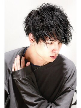 リップスヘアー 銀座(LIPPS hair) ソフトツイスト工口パーマアシメマッシュ