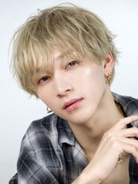 エイド 渋谷(aid)&nbsp;ミルクティーブロンドベージュラウンドマッシュショート