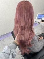 リトバイトゥルークリエイション 大宮(Re:to by True Creation)&nbsp;【大人かわいい】柔らかピンクベージュ×波巻きロング