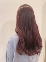 ソレイユトウキョウシブヤ(SOLEIL TOKYO shibuya)&nbsp;ロングレイヤーブリーチなし透明感カシスブラウン