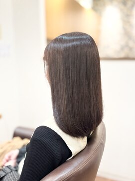 ヘアー グリーン(hair green) 髪質改善トリートメント/艶髪ロングヘア/ベージュブラウン