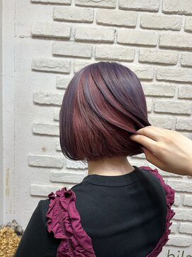 ビランチェ 池袋(bilancia) ピンクカラー/ラベンダーカラー/ツートーンカラー/ミニボブ