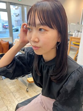 アスラン(ASLAN) 【aslan】レイヤースタイル/顔周りカット/暗髪