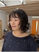 ミディアムパーマ