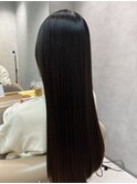 黒髪艶髪ストレートロングヘア