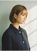ボブ×20代３0代40代×ヘイリーボブ×チョコレートブラウン