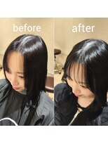 エンドット(en.)&nbsp;割れぐせ直しヘアリセッター＆前髪顔周りカット 担当寺尾