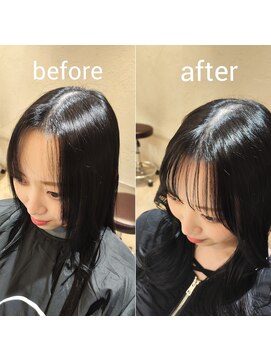 割れぐせ直しヘアリセッター＆前髪顔周りカット 担当寺尾
