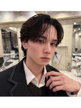 サイン メンズ 渋谷(SIGN men's) フェザーパーマダウンパーマニュアンスパーマセンターパート