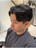 【麻布十番・六本木】メンズカット/センターパート/ツーブロック