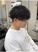 波巻きパーマ