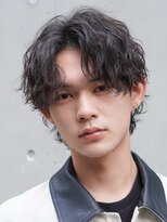 バイフィフス 原宿/表参道(by fifth)&nbsp;メンズシースルーマッシュニュアンスパーマシャドウパーマテテ風
