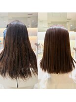 プレフェレプレフェ(prefere prefe)&nbsp;髪質改善酸性ストレートでイメチェン
