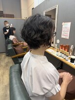 エニー 四条大宮(aNy) 無造作ウェーブの美シルエットショートパーマ