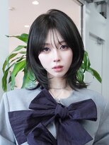 アルバム 池袋(ALBUM) ミディアムレイヤーくびれミディ_F31596
