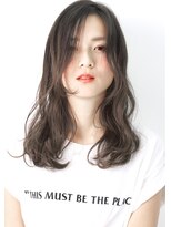 ヘアサロン ガリカ 表参道(hair salon Gallica)&nbsp;☆ グレージュ ＆ 外国人風ウェーブ ☆ 小顔 semi-long☆