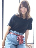 【nike池袋】大人かわいい無造作小顔ロブ