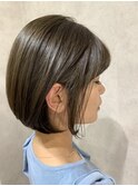 ショートボブ【赤荻】