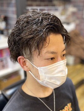 ミオスタイル 原尾島店(MIOSTYLES) ツーブロック　アップバングパートスタイル